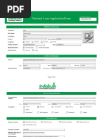 Personal Loan Application Form