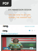 EHS Awareness (EHS Tips For Harmattan Season) - Ghana - Feb W7, 2020