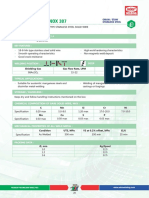 Miginox 307: Classification: en Iso 14343-A