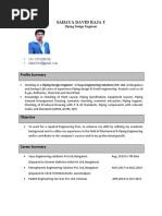 Sahaya David Raja T: Profile Summary