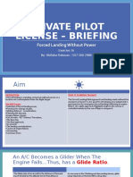 Briefing 16 Forced Landing Without Power