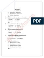 MCQ Carbohydrates Pdffor More Join