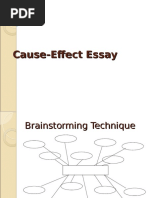 Cause and Effect