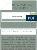 Teoría de La Demanda Del Consumidor