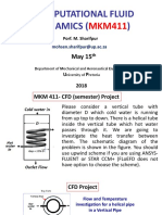 Computational Fluid Dynamics : Porf. M. Sharifpur