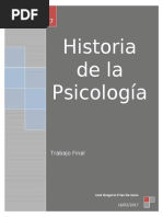 Historia de La Psicologia