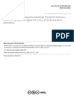 Martinic (1989) Los Canoeros de La Patagonia Meridional. Población Histórica y Distribución Geografica (S XIX y XX) - El Fin de Una Etnia