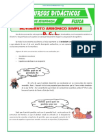 Movimiento Armónico Simple para Segundo Grado de Secundaria