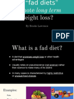 Fad Diet Research Projects