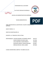 Innovación de La Gestión Del Talento Humano PDF