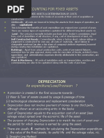 Accounting For Fixed Assets