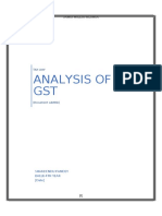 Analysis of GST: Jamia Millia Islamia