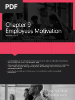 Employees Motivation: Hernandez, Rudy A