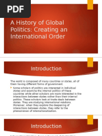 A History of Global Politics: Creating An International Order