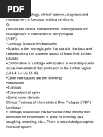 Sciatica Ortho Pivd