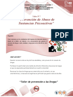 Taller de Prevención de Consumo de Drogas