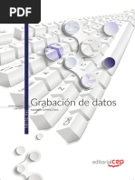 Grabación de Datos. Manual Teórico PDF