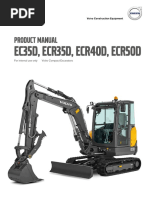 Product MANUAL: EC35D, ECR35D, ECR40D, ECR50D