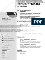 Ejemplo de Curriculum Vitae Con Canva