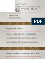 Application of Piezoelectric Transducer in Energy Harvesting in Pavement