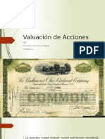 Valuación de Acciones Unidad 2.3