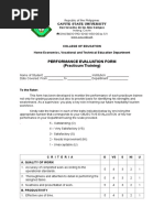 Evaluation Form PDF