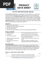 Product Data Sheet: No-Tox HD Food Grade Grease