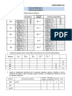 U1 - S1 - Ficha de Trabajo 1-Estructura Del Átomo, Tabla Periódica y Enlaces Interatómicos