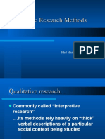 Qualitative Research Methods