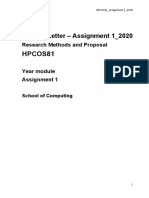 Assignment 1 - HPCOS81 - 2020 PDF