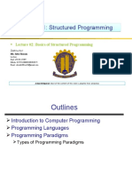 L01 - 30.01.2018 - Basics of Structured Programming