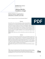 Aplicaciones Médicas Móviles Definiciones, Beneficios y Riesgos PDF