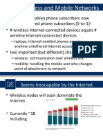 Wireless and Mobile Networks