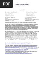 2020.04.29 Letter To House and Senate Leadership On CHCs in C4