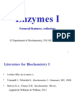 Enzymes I: General Features, Cofactors