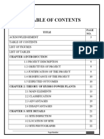 Hydroelectric Performance Evaluation