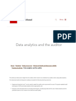 Data Analytics and The Auditor PDF