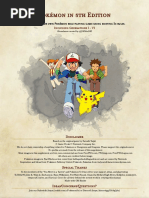 Pokemon 5e PHB - Gen I - VI PDF