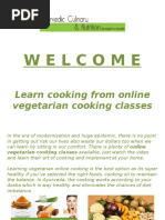 Learn Cooking From Online Vegetarian Cooking Classes