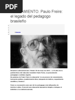 PENSAMIENTO de Paulo Freire (Anais)