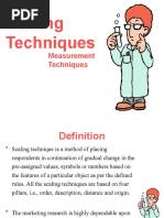 Scaling Techniques