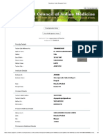 Faculty Registration Details