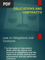 Obligations and Contracts New