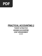 Practical Accounting 2 - Joint Arrangement