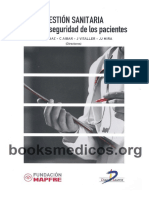 Gestion Sanitaria Calidad y Seguridad de Los Pacientes PDF