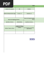 Planilla Caracterización de Cliente SGSST