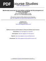 Discourse Studies: Possible Next Speakers Multimodal Resources For Turn-Taking: Pointing and The Emergence of