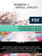 Tablet, Kapsul, Kaplet