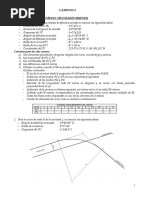 Ejercicios para Resolver - CURVA CIRCULAR SIMPLE