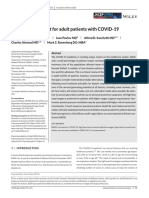 Respiratory Support For Adult Patients With COVID-19